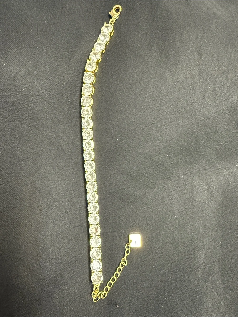 Park Lane Gold-Tone Bracelet with Clear Stones